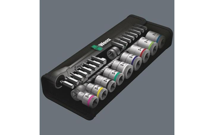 Produktbild Wera 8100 SB 8 Zyklop Metal-Knarrensatz (10  mm, 12 mm, 13 mm, 15 mm, 16 mm, 17 mm, 18 mm, 19 mm)
