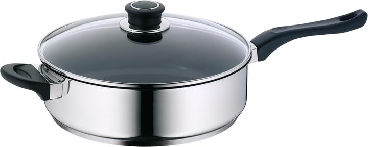 Produktbild WMF Antihaft Pfanne Bratpfanne 28cm Induktion Diadem Plus Edelstahl beschichtet (Stielkasserolle, Edelstahl)