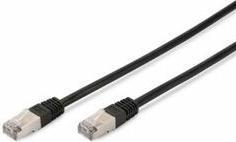 Produktbild Digitus CAT 5e SF-UTP Patchkabel Cu PVC AWG 26/7 Länge 3 m Farbe Schwarz (SF/UTP, CAT5e, 3 m)