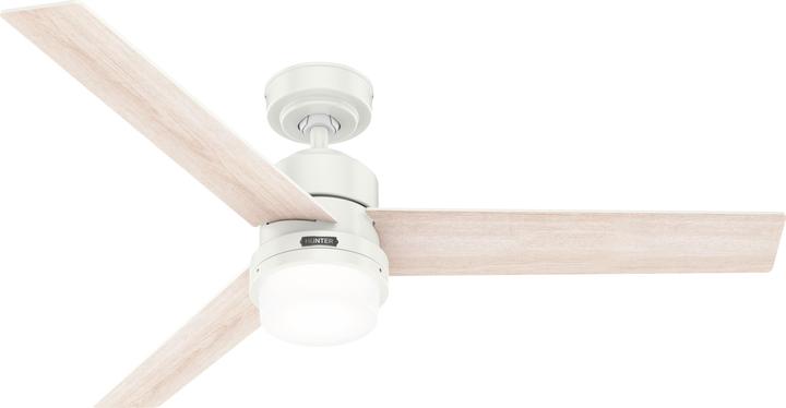 Hunter Fans Deckenventilator Greenville Weiss mit Licht (39 dB)