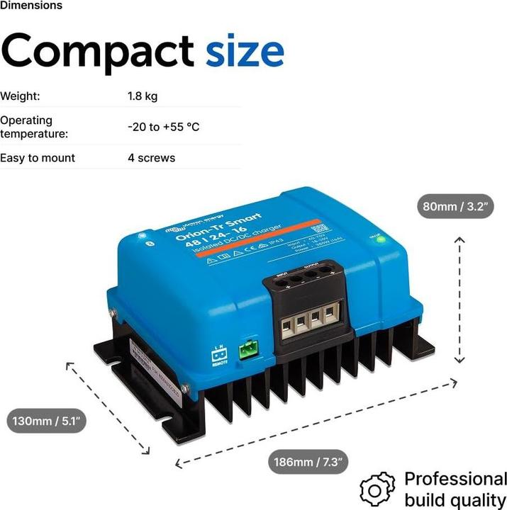 Produktbild Victron Energy Orion-Tr Smart 48/24-16 isoliert