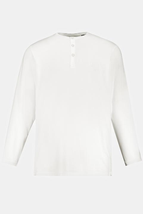 Produktbild JP1880 Henley, Basic, Shirt, Langarm, Knopfleiste, bis 8XL (5XL)