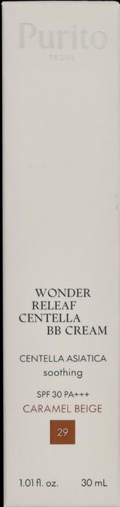 Actual product image Purito Seoul Wonder Releaf Centella BB Cream SPF30 PA+++ (29 Caramel Beige)