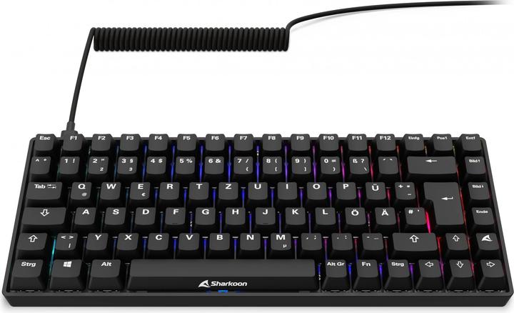 Produktbild Sharkoon SGK50 S3 PBT bk Gateron GPRO Yellow DE (DE, Kabelgebunden)