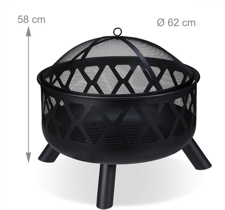 Actual product image Relaxdays Feuerschale (62 cm)