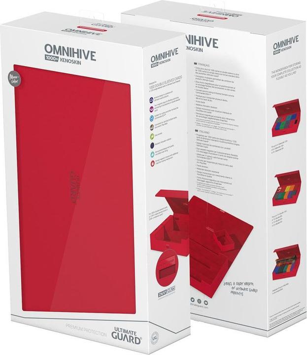 Actual product image Ultimate Guard Omnihive 1000+ XenoSkin, Red