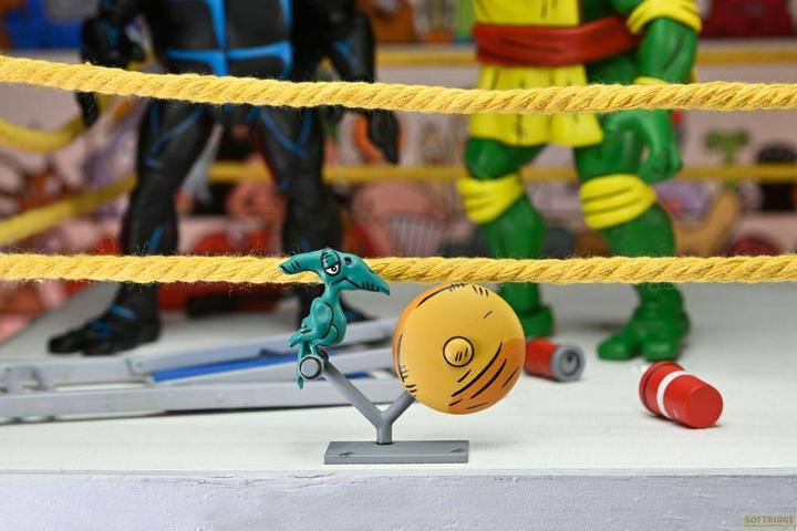 Actual product image Neca Teenage Mutant Ninja Turtles (Archie Comics) Action Figures 4-Pack Stump Wrestling Turtles 18 cm