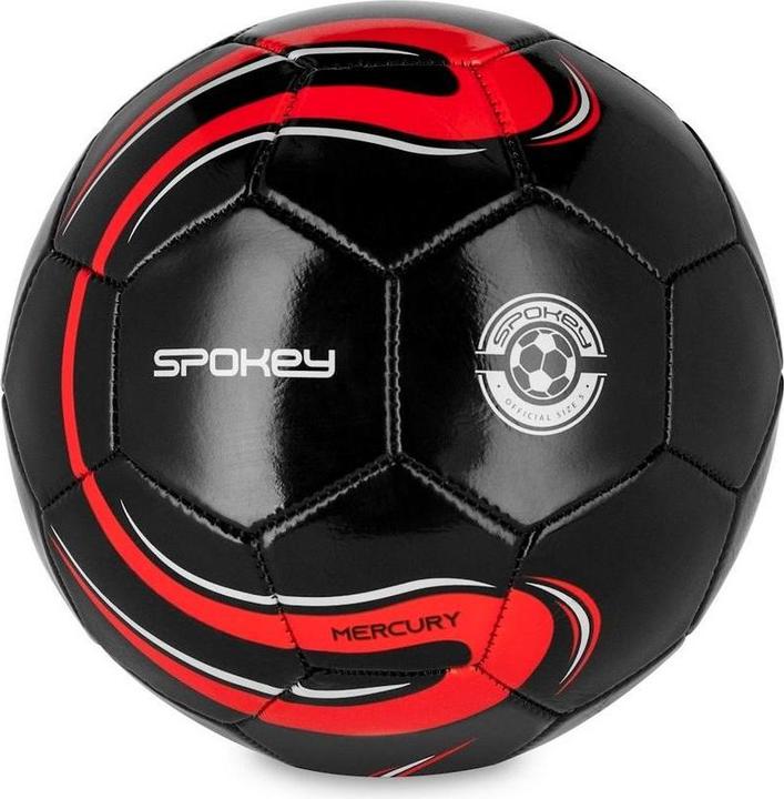 Spokey Mercury Fussball schwarz und rot 942600 (5) (5)