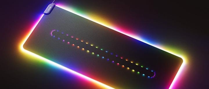 Actual product image Hyte CNVS Gaming Mouse Pad, ARGB - black (XXL)