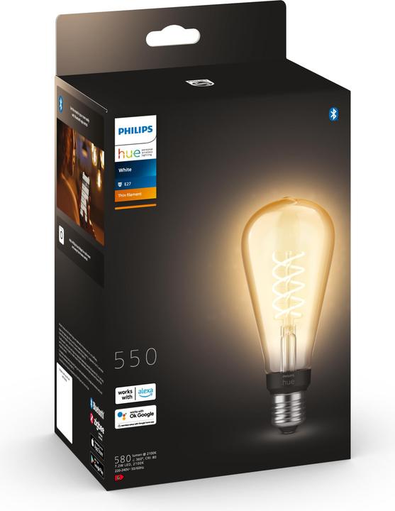 Image du produit Philips Hue Giant BT (E27, 7 W, 550 lm, 1 x, G)