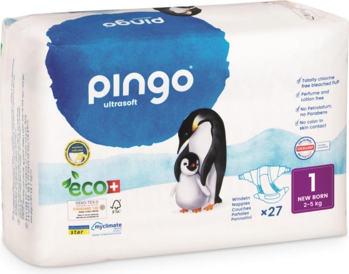 Produktbild Pingo Ökowindeln (Gr. 1, Monatsbox)