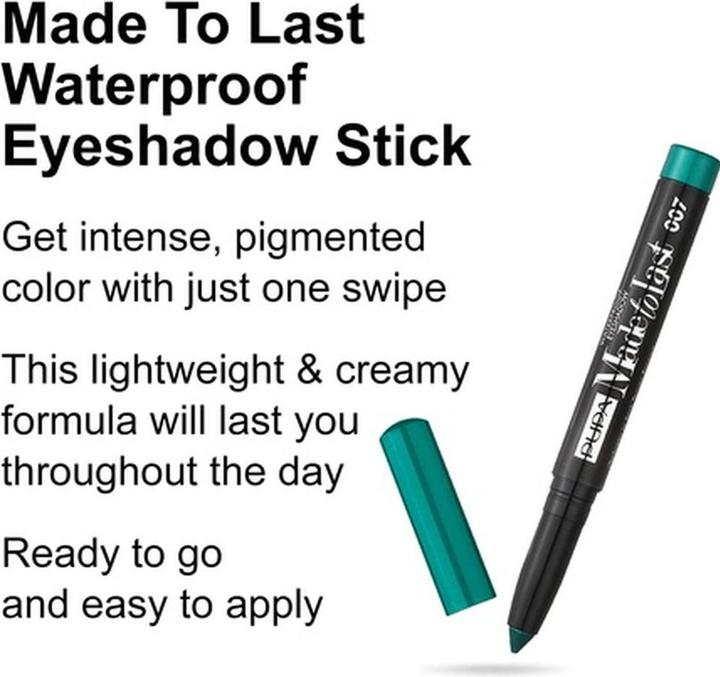 Image du produit Pupa Milano Made to Last Waterproof Eyeshadow emerald (émeraude)