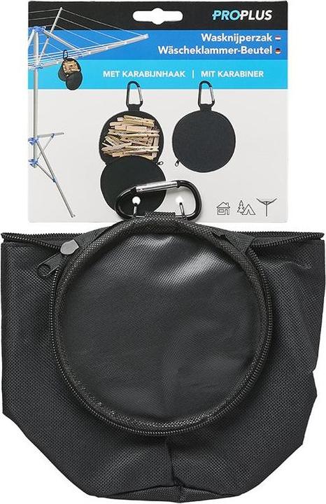 Produktbild ProPlus Wäscheklammer-Beutel mit Karabiner
