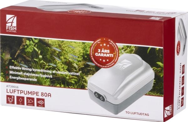 Produktbild 4fish Luftpumpe 80A 2 x 4,0 L/M, 4W