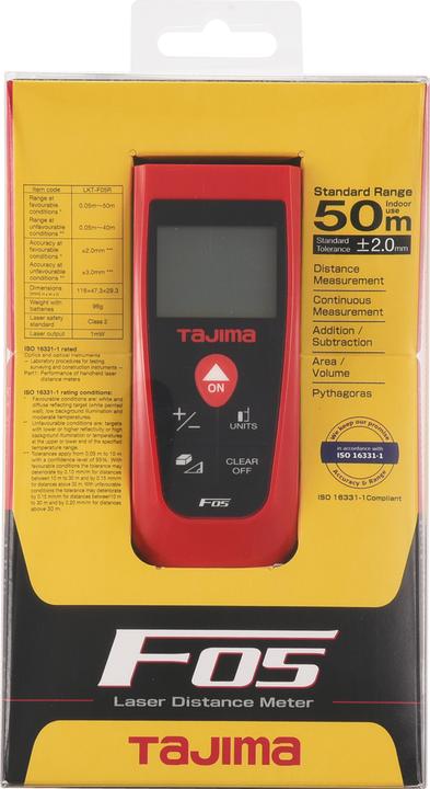 Actual product image Tajima Laser measuring device LKT-F05R, 50m (50 m, 635 nm)