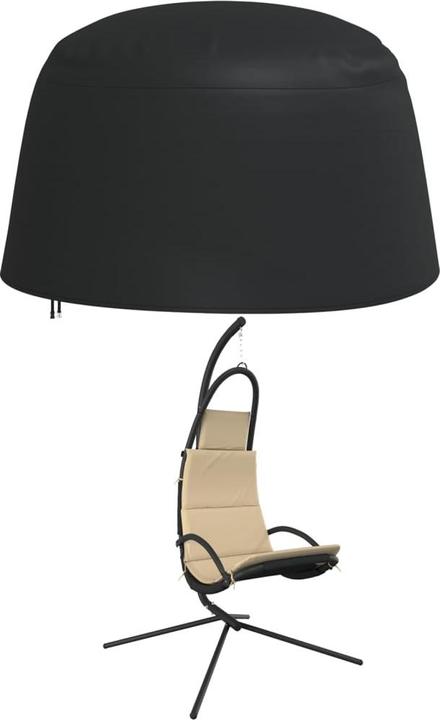 Produktbild vidaXL Abdeckung für Hängesessel Schwarz Ø 190x115 cm 420D