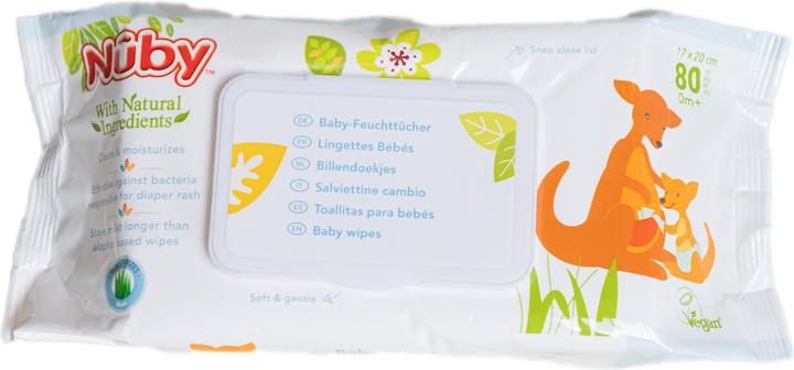 Produktbild Nuby Antibakterielle Baby-Feuchttücher (1 x 80 Stk.)