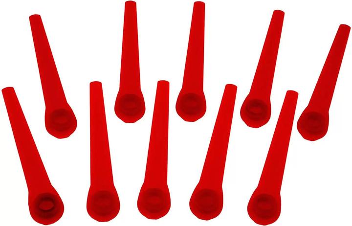 Actual product image AccuCell 10x Ersatz-Messer für Rasentrimmer Gardena EasyCut Li-18/23 (9823-20)/Comfor-Cut Li-18/23 R (9825-20 (Mowing robot, Lawn mower blades + replacement blades garden machinery)