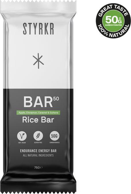 Styrkr - BAR50 Apple, Cinnamon, Caramel & Sultana Energy Bar - 12er BOX (12 Stk.)