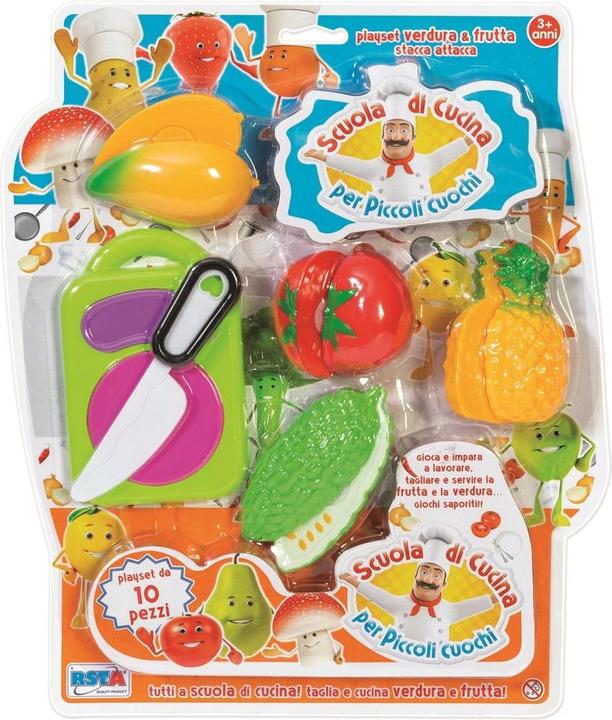 Rs Toys Scuola di Cucina - Playset Verdura e Frutta