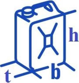 Immagine prodotto Hünersdorff Tanica industriale 20 l PE omologazione UN H399xL231xP294mm