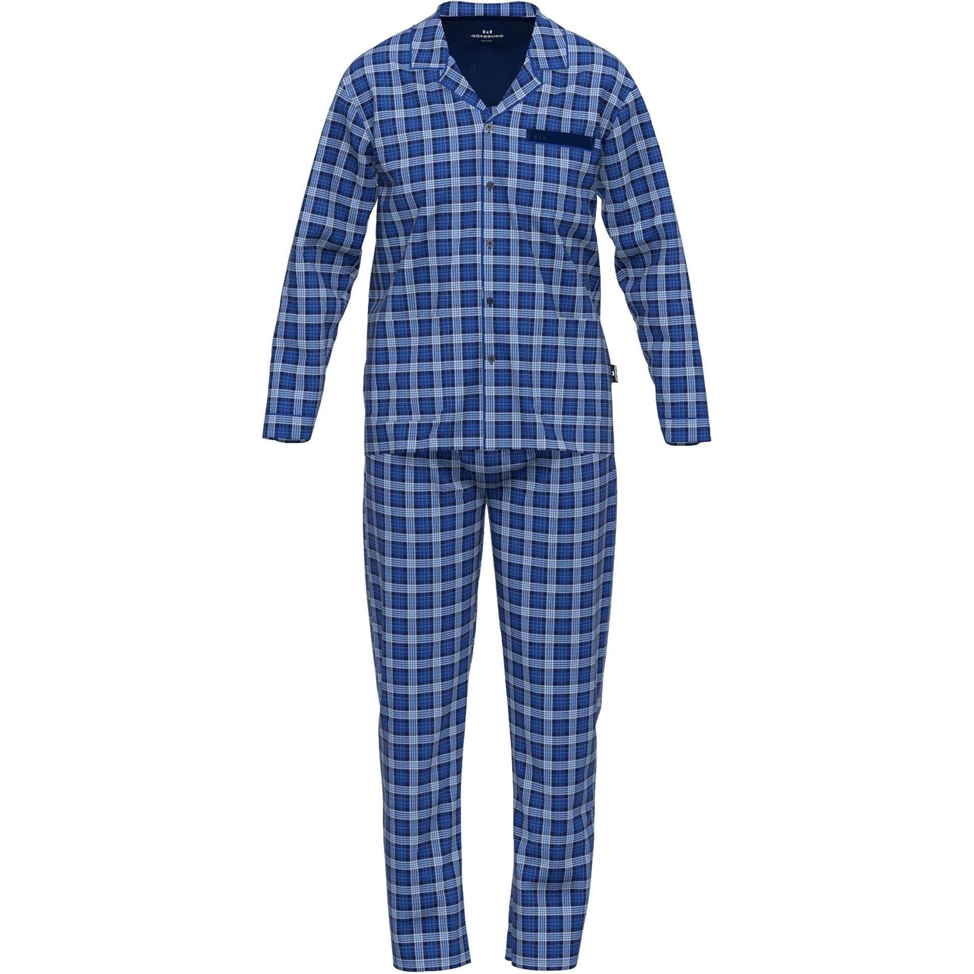 Götzburg, Herren, Pyjama, Pyjama Casual Bequem sitzend, Mehrfarbig, (M)