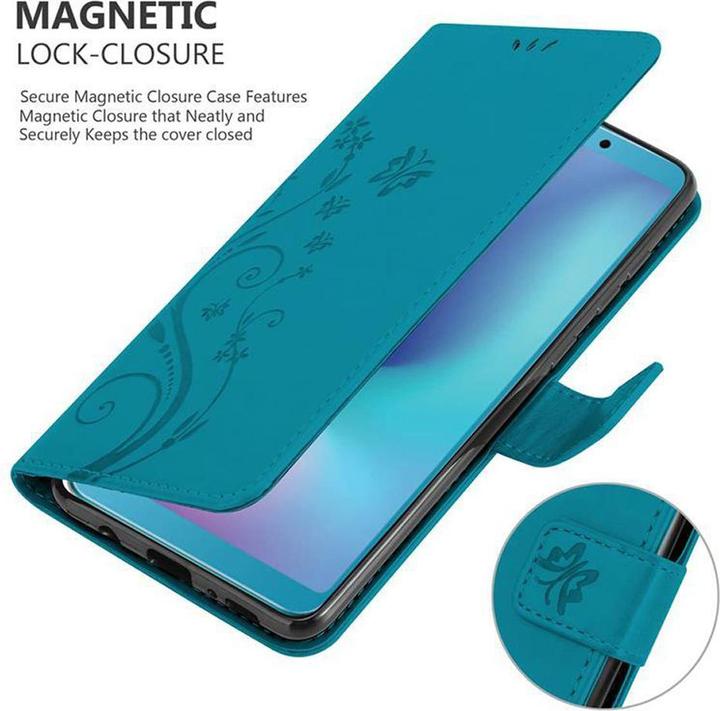 Produktbild Cadorabo Flower Book Cover (Samsung Galaxy A6s)
