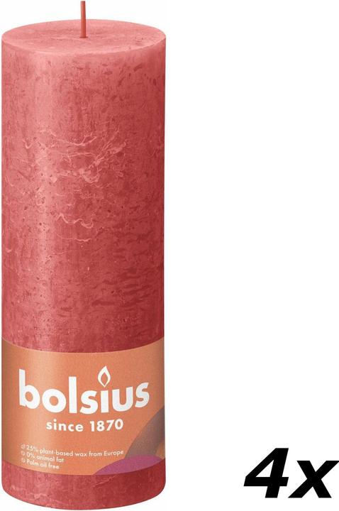 Actual product image Bolsius Set of 4 Pillar Candle (4 pcs.)