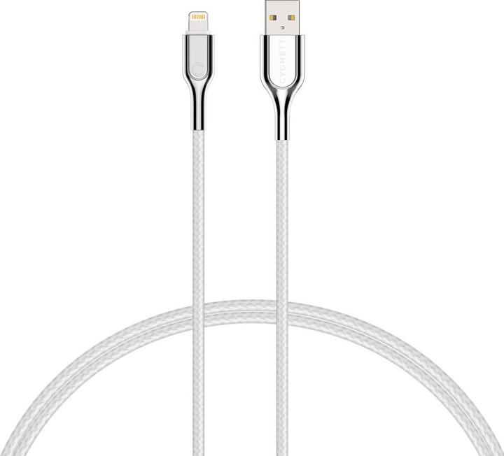 Productafbeelding Cygnett Gepantserde Lightning naar USB-A kabel 2M -Wh (2 m, USB 3.0, 12 W)