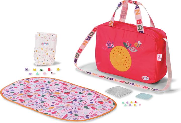 Actual product image Zapf Creation Zapf BABY born Changing Bag Pinplay Puppenwindeltasche