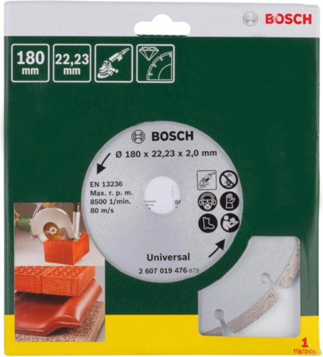 Produktbild Bosch Zubehör Diamanttrennscheibe für Baumaterial, Ø 180 mm