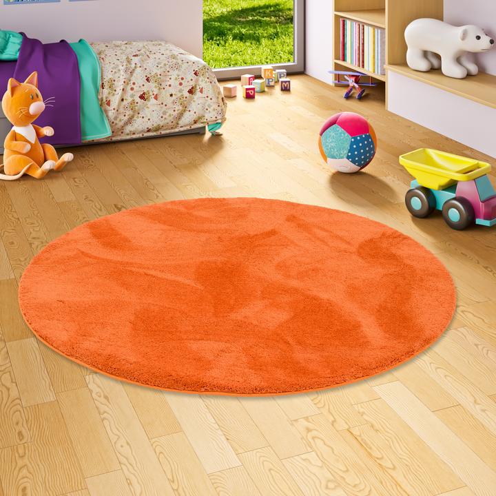 Produktbild Pergamon Super Soft Kinder Hochflor Teppich Silky Kids Rund (200 x 200 cm)