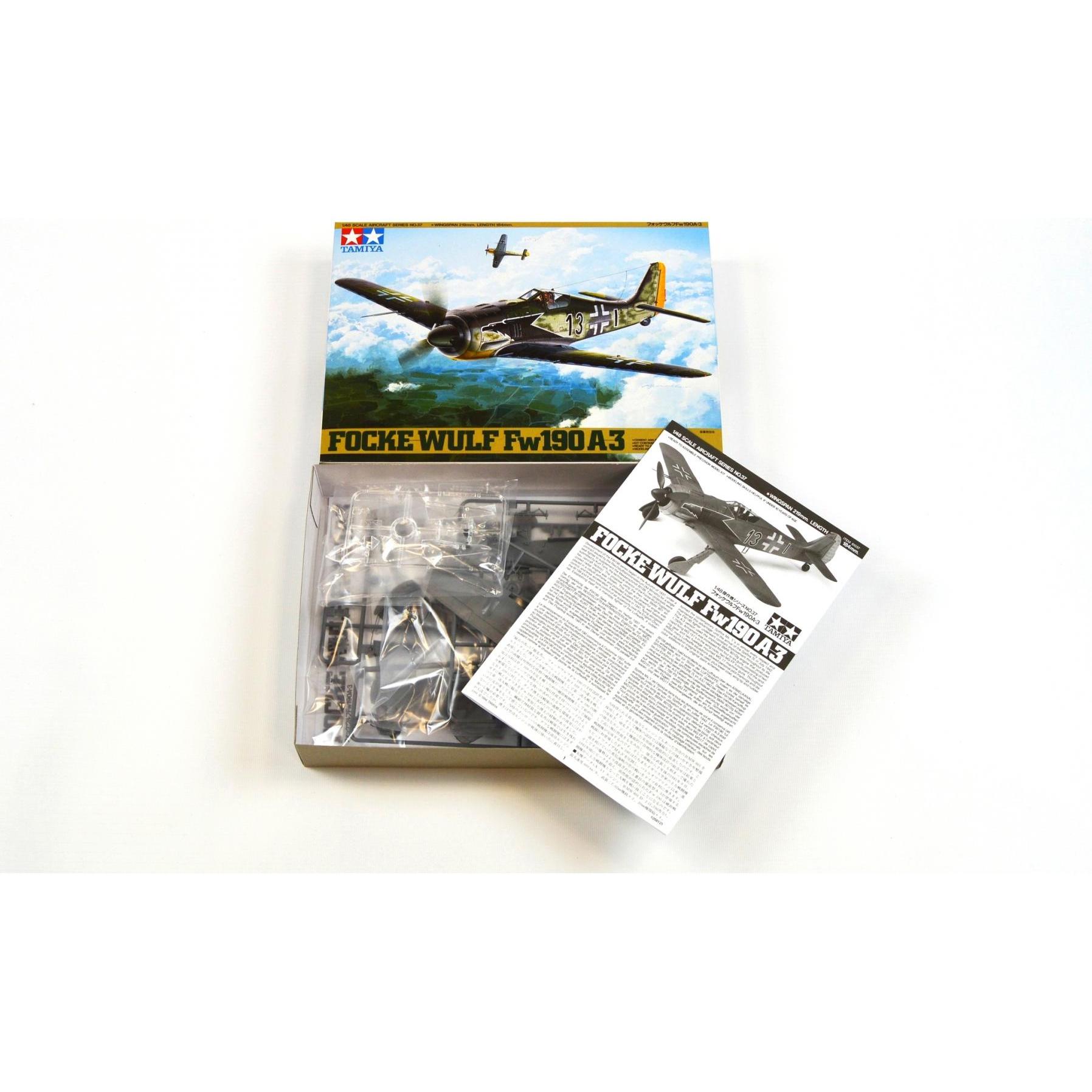 Thumbnail - Tamiya 1:48 WWII Dt. Focke Wulf Fw190 A-3
