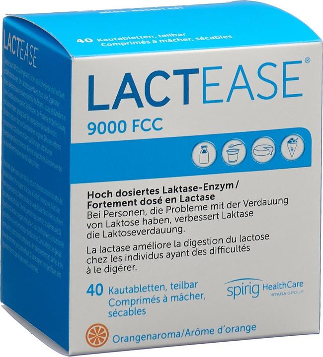 Lactease FCC 9000 Orange (40 pièce(s), Cachets, 62 g)
