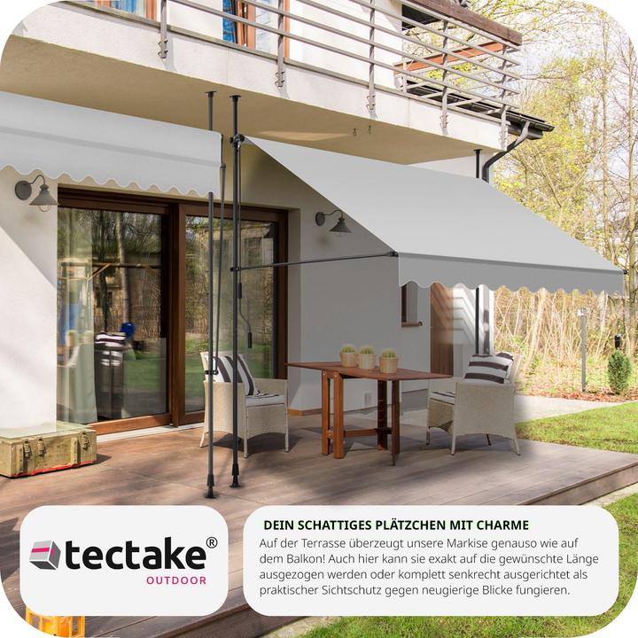 Produktbild tectake Klemmmarkise (2.50 m)
