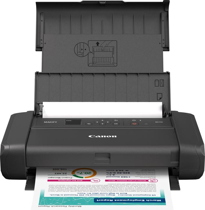 Actual product image Canon Maxify BX 110 with battery (Ink, Colour)