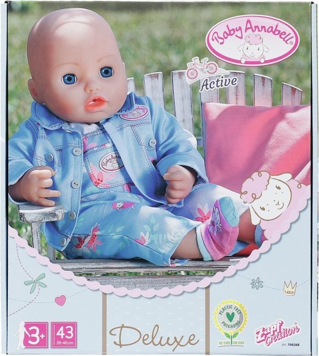 Produktbild Baby Annabell Active Deluxe Jeans, 43 cm