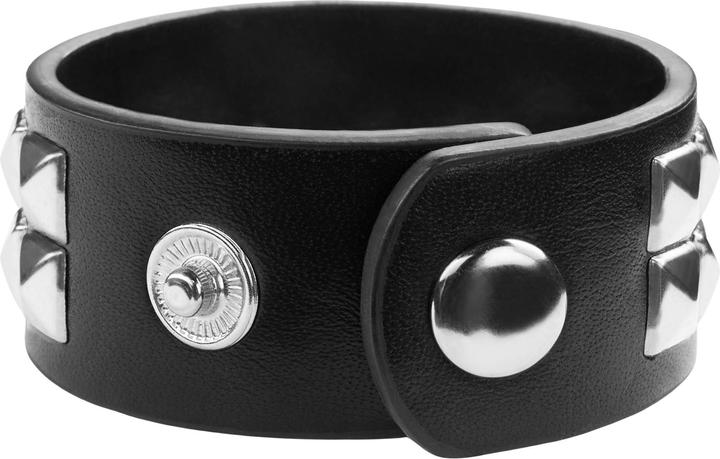 Produktbild tectake Accessoires-Set Leder Handschuhe und zwei Armbänder (Polyurethan)