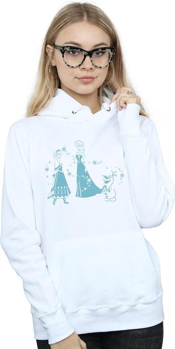 Immagine prodotto Disney Frozen Magic Snowflakes Felpa con Cappuccio Donna (M)