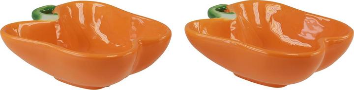 Immagine prodotto Viana Deko Schalen Paprika Optik orange als Tischdekoration Set