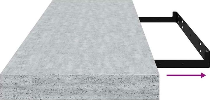 Actual product image vidaXL Wandregal (23.50 x 80 x 3.80 cm)
