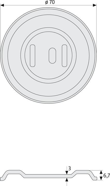 Productafbeelding Abus GS20, Oplegslot, Roestvrij staal, 345 mm, Blister, 1 st(en)