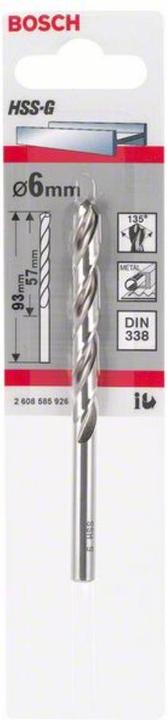 Actual product image Bosch Professional Zubehör HSS metal twist drill 6.5 mm (6.5 mm)
