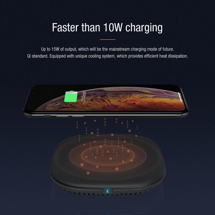 Actual product image Nillkin PowerChic Pro Series Qi Wireless Fast Charger (15 W)