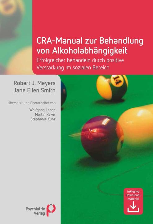 Produktbild CRA-Manual zur Behandlung von Alkoholabhängigkeit (Deutsch, Jane E. Smith, Martin Reker, Robert J. Meyers, Stephanie Kunz, Wolfgang Lange, 2017)