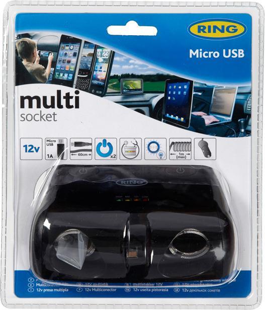 Actual product image Hückmann Vehicle multiple socket 12V