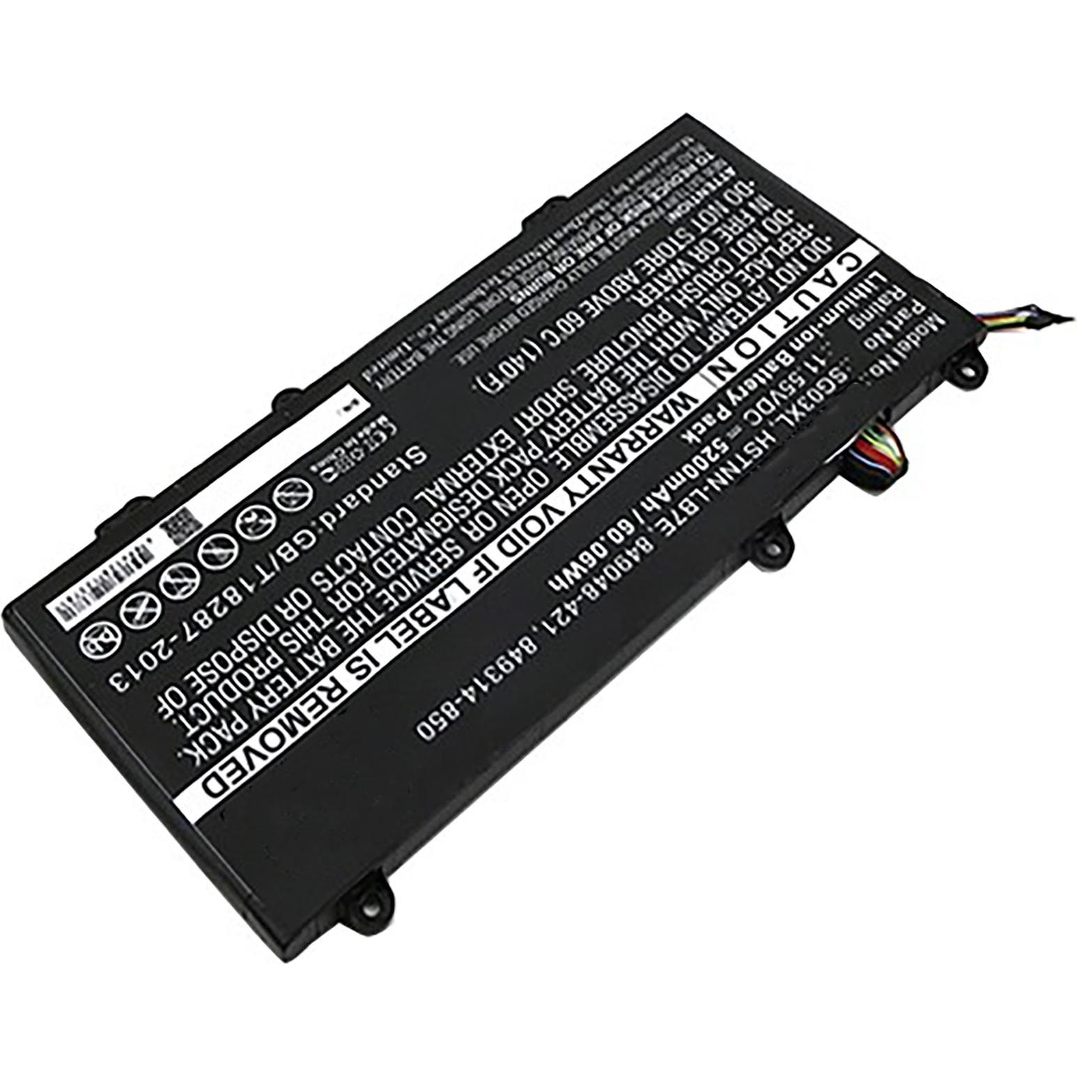 AGI Akku kompatibel mit HP W2K86UA (1 Zellen, 3600 mAh), Notebook Akku, Schwarz