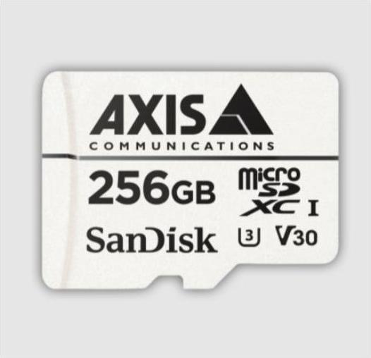 Produktbild Axis Speicherkarte Surveillance 256 GB microSDXC 1 Stück (256 GB, microSDXC, U3, UHS-III)