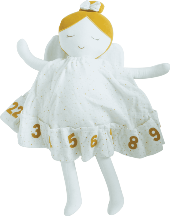 Produktbild Kikadu Adventskalender Puppe Engel