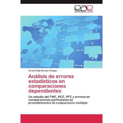 Análisis de errores estadísticos en comparaciones dependientes, Fachbücher